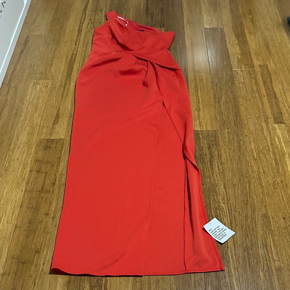 LAST CHANCE: ASOS One Shoulder Red Dress NWT